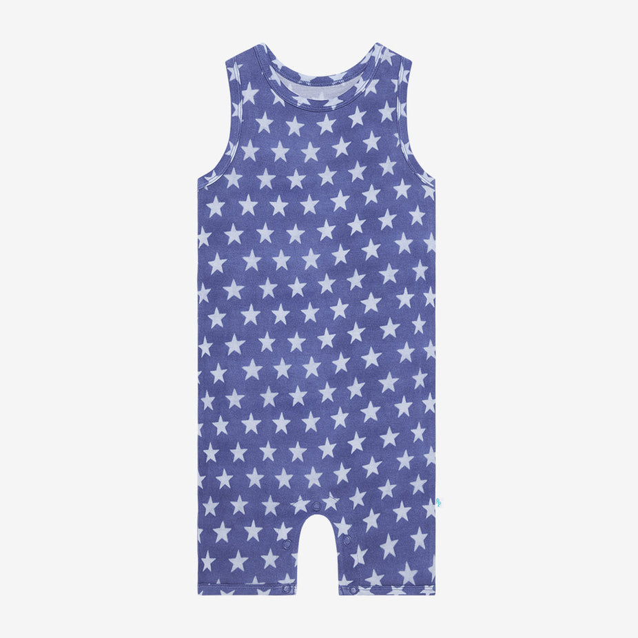 Stars Racerback Short Romper