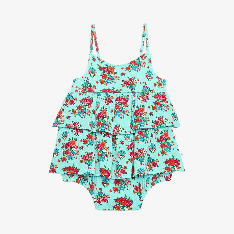 Adelina Ruffled Bubble Romper