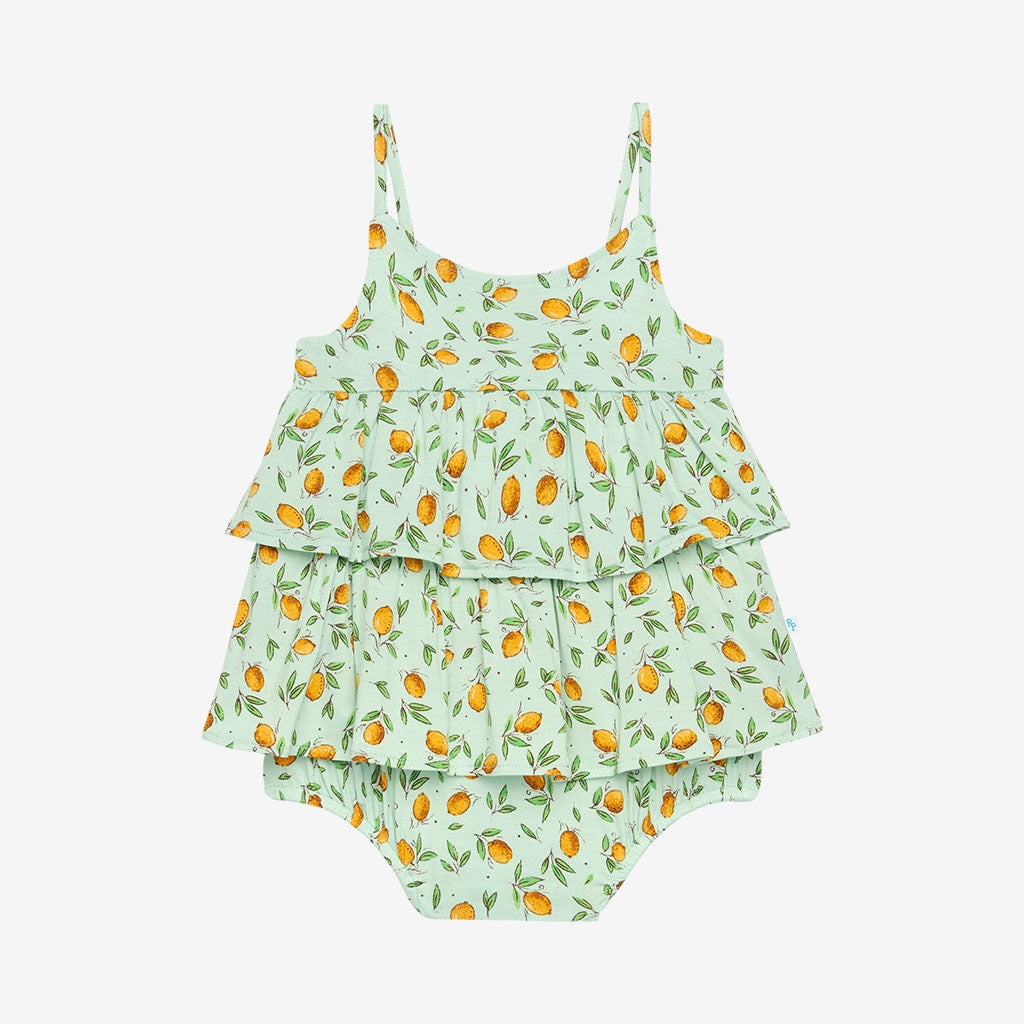 Chantal Ruffled Bubble Romper