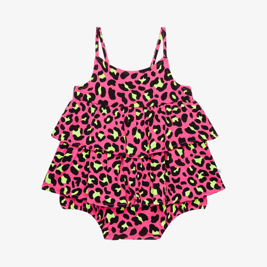 Calista Ruffled Bubble Romper
