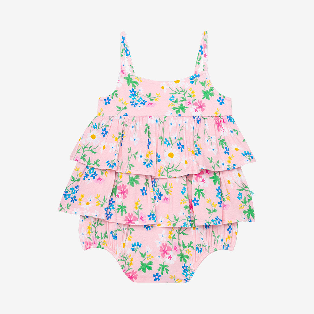 Nicole Ruffled Bubble Romper