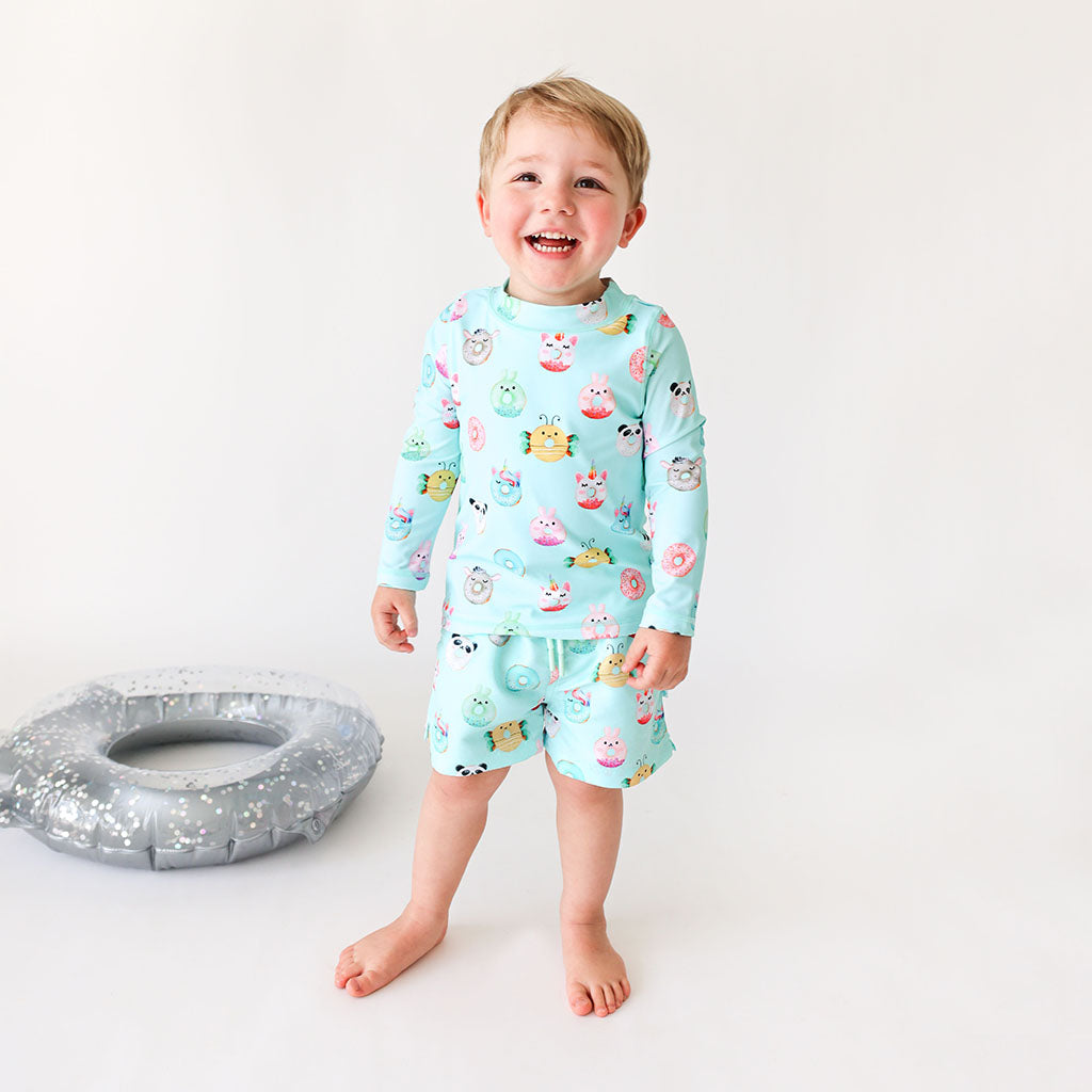 Donuts Long Sleeve Rash Guard