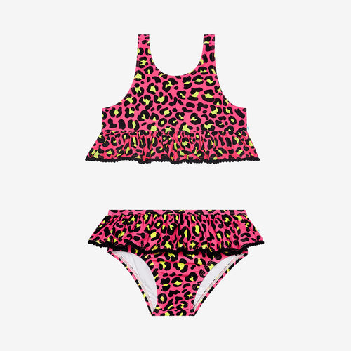Calista Ruffled Tankini Two Piece Swimsuit