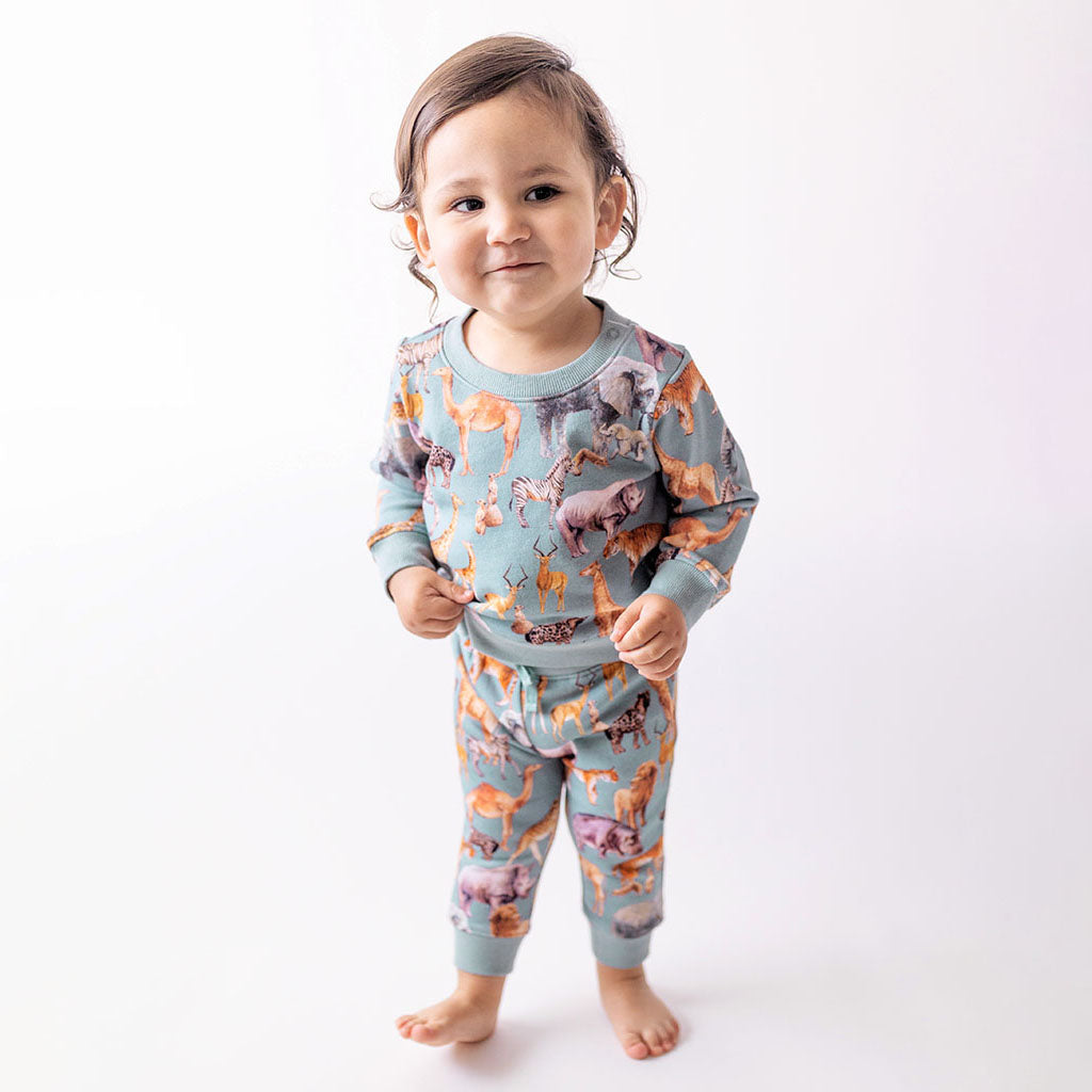 King of the Jungle Long Sleeve Sweatshirt Jogger Set