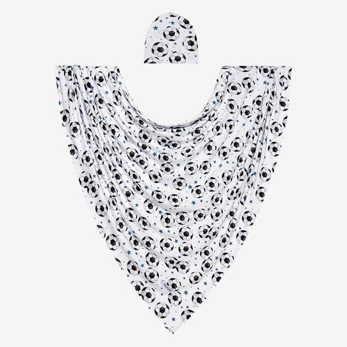 Cross Swaddle Beanie Set