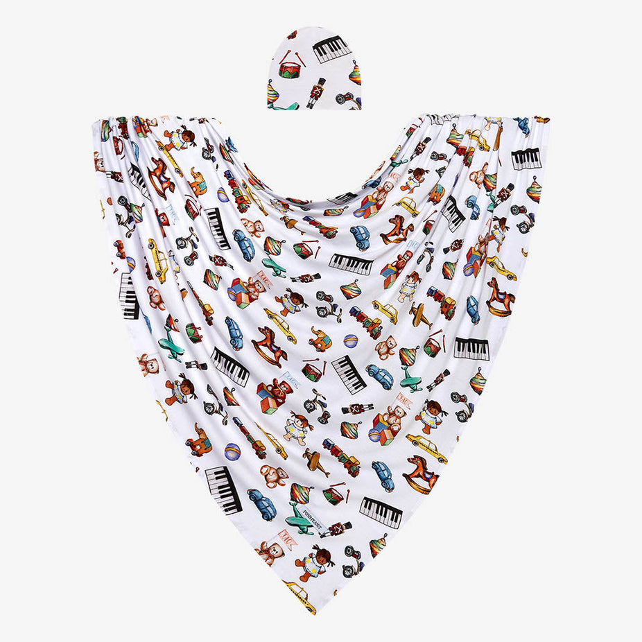 FAO Schwarz® Toys Swaddle Beanie Set