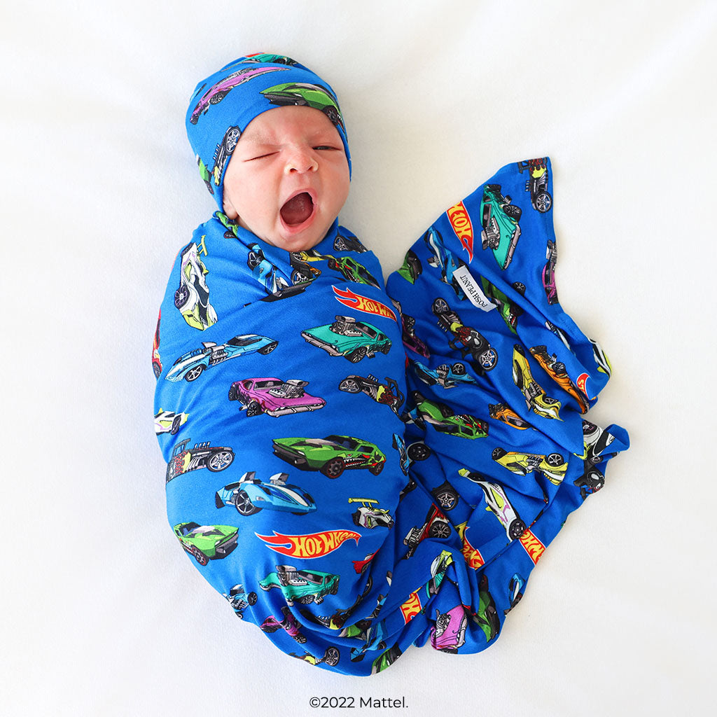 Hot Wheels™ Swaddle Beanie Set