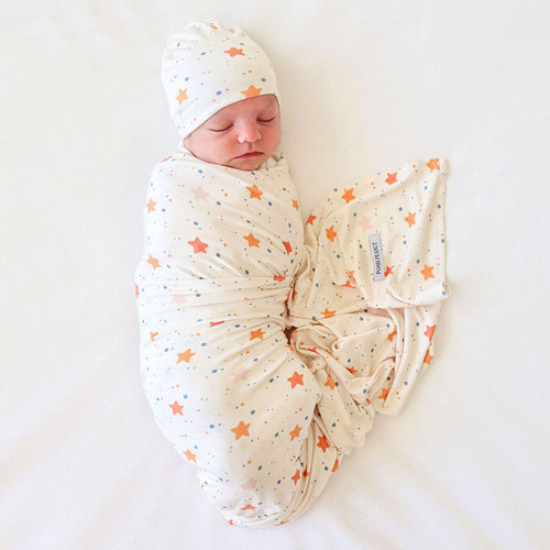 Jetson Swaddle Beanie Set
