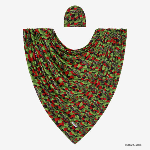Muscle Bound™ Camo Swaddle Beanie Set