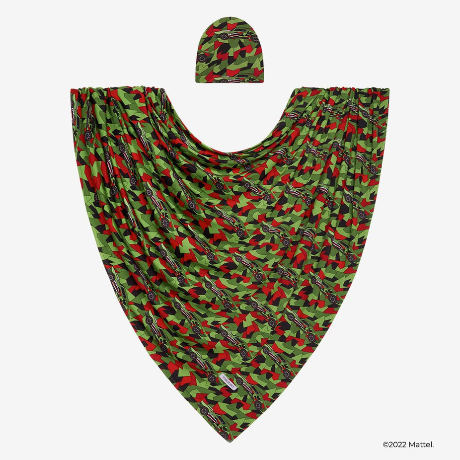 Muscle Bound™ Camo Swaddle Beanie Set