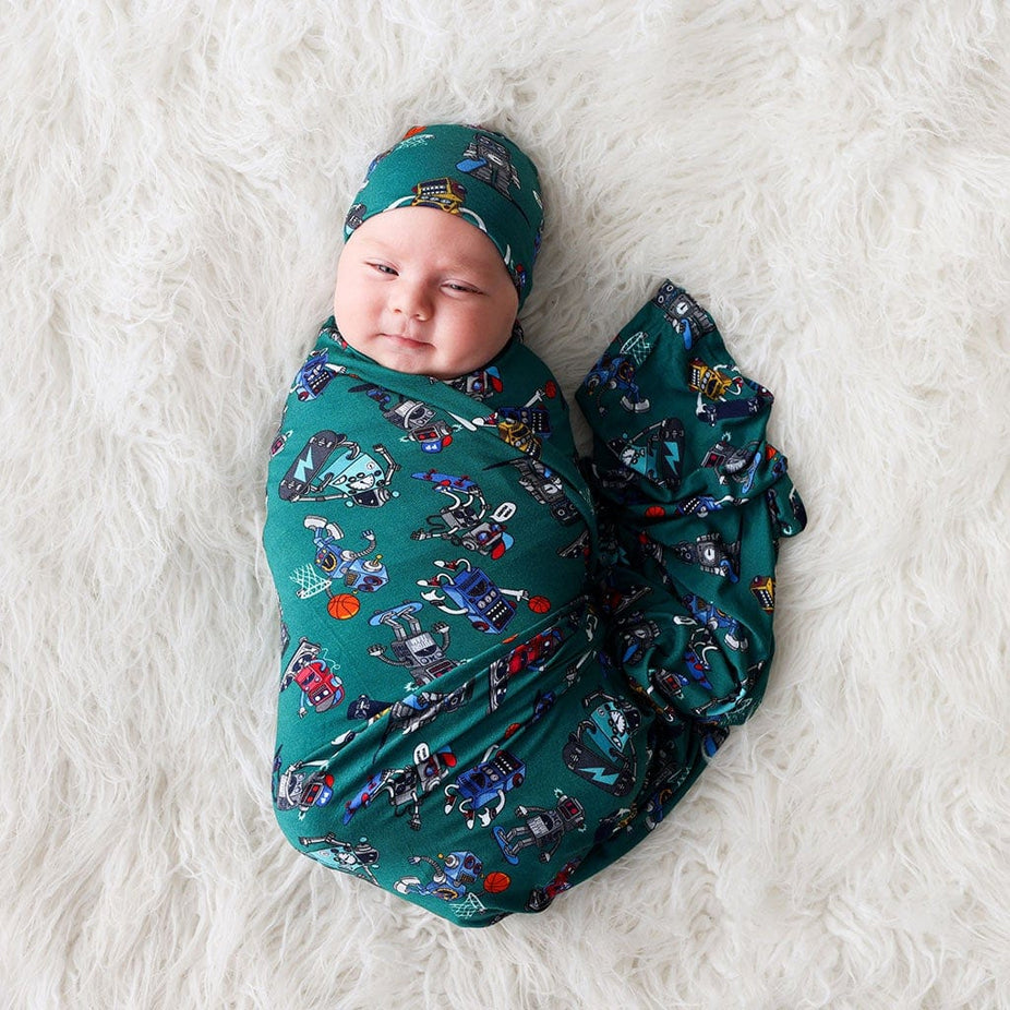 Robby Swaddle Beanie Set