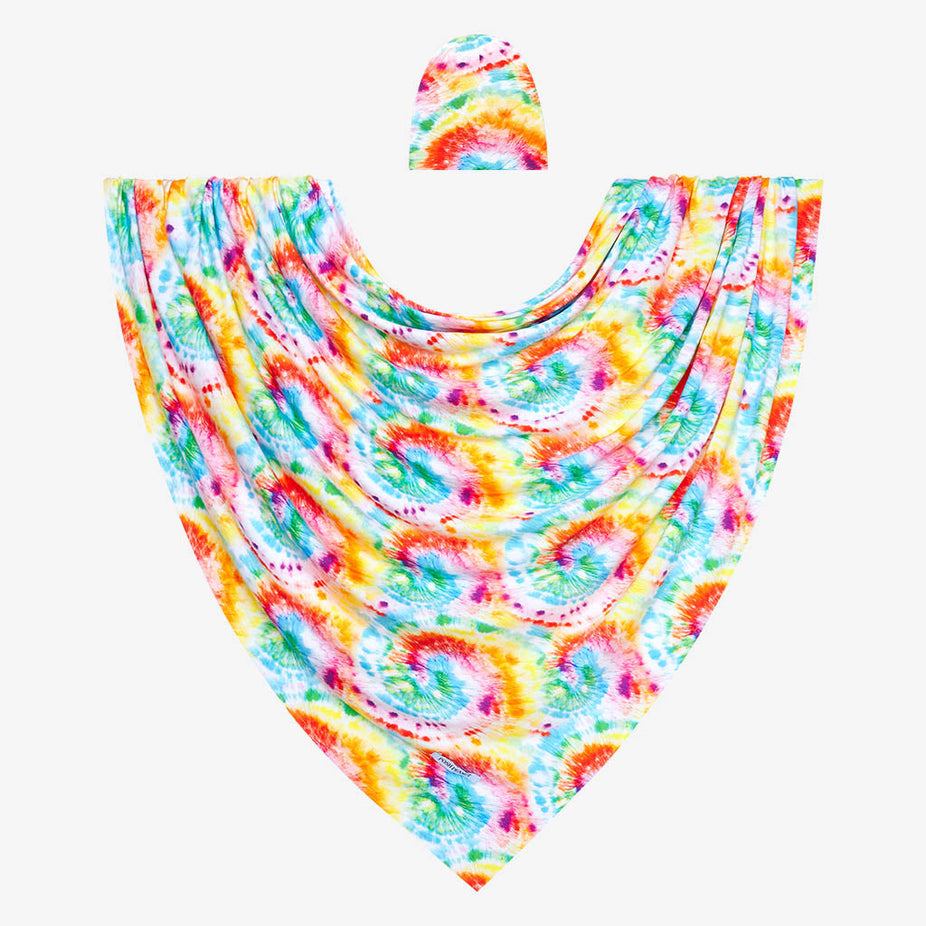 Totally Tie Dye Swaddle Beanie Set
