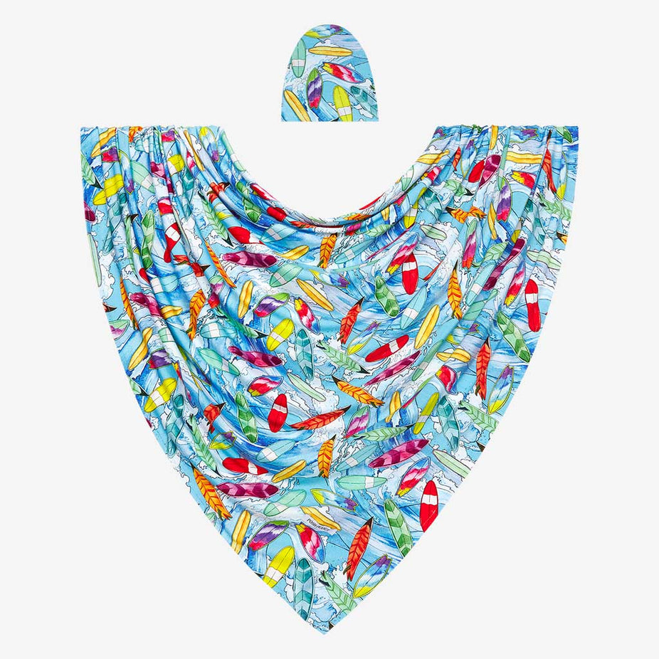 Wave Swaddle Beanie Set