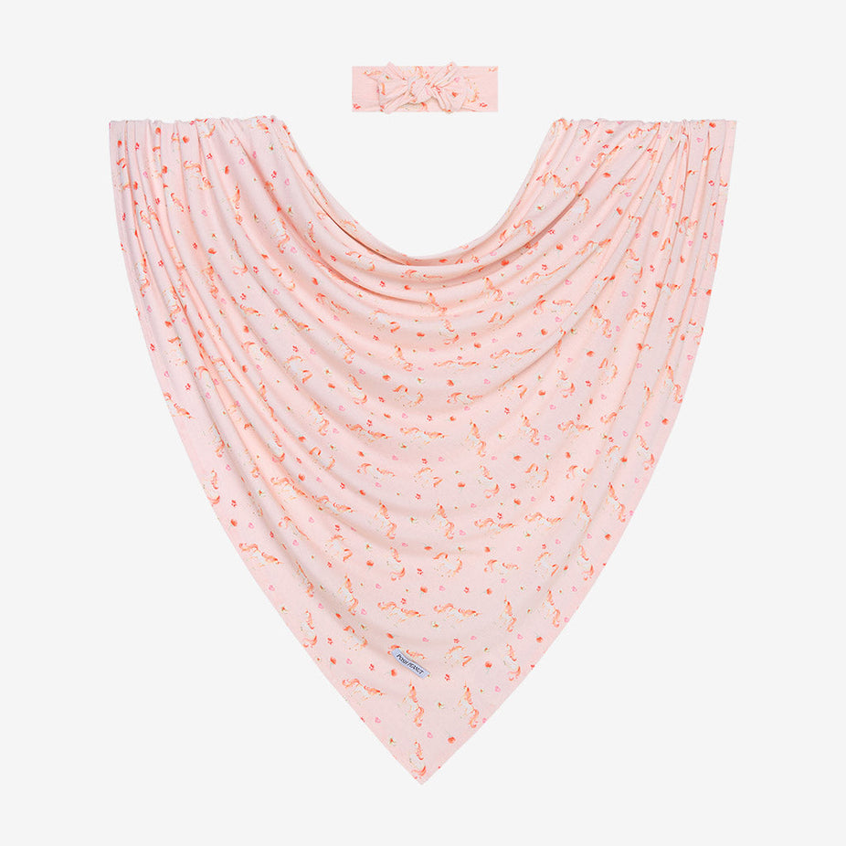 Cadance Swaddle Headband Set