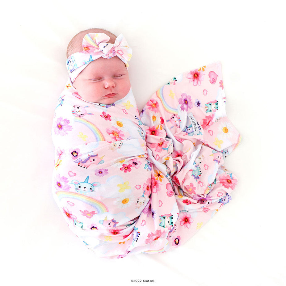 Fisher-Price™ Unicorn Swaddle Headband Set