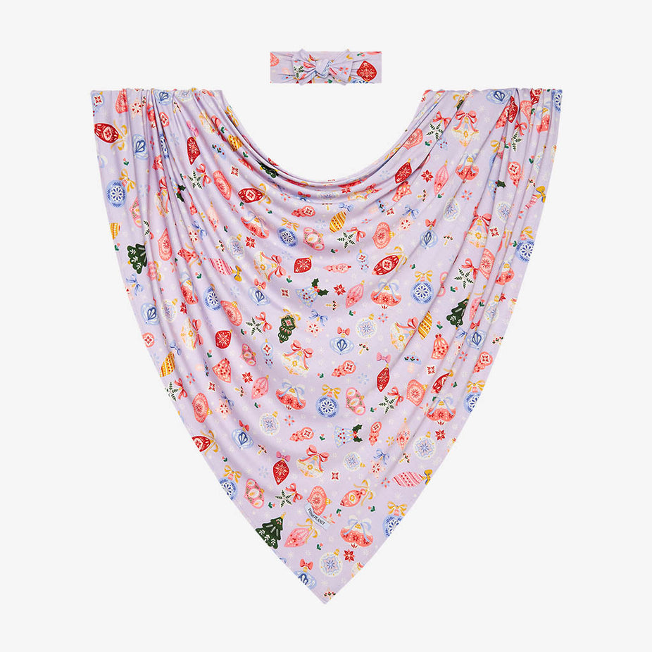 Holly Swaddle Headband Set