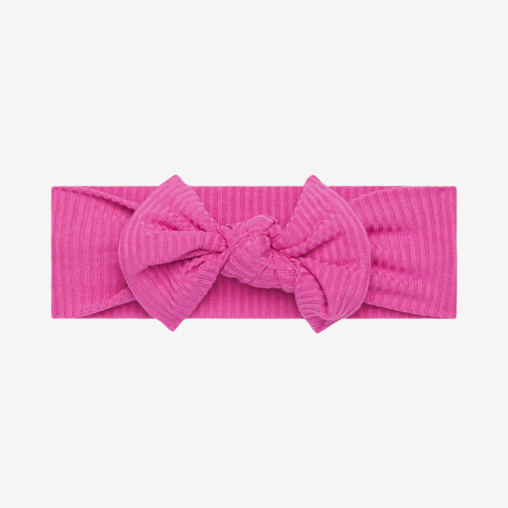 Posh Violet Ribbed Headwrap