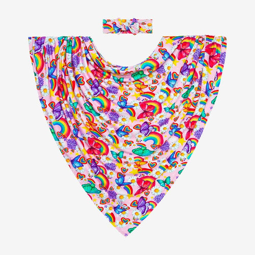 Raina Swaddle Headband Set