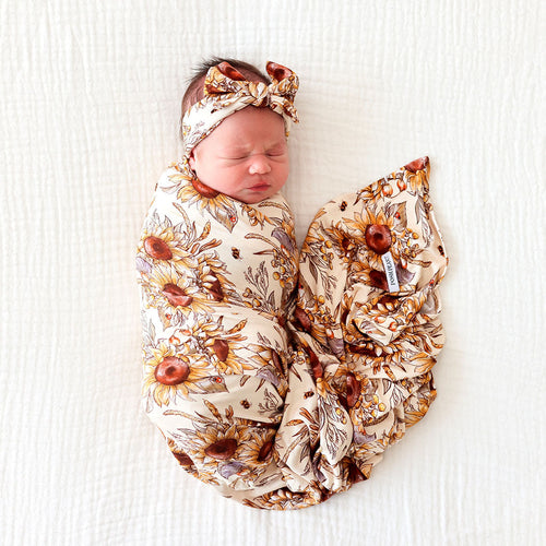 Teagan Swaddle Headband Set