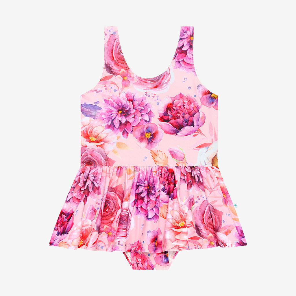 Amira One Piece Twirl Skirt Swimsuit
