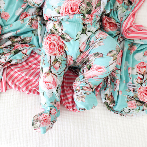 Spring Rose & Garden Stripe Patoo™
