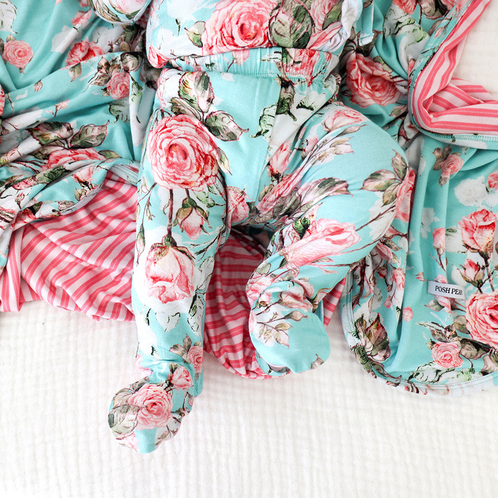 Spring Rose & Garden Stripe Patoo™