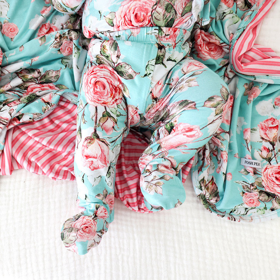 Spring Rose & Garden Stripe Patoo™