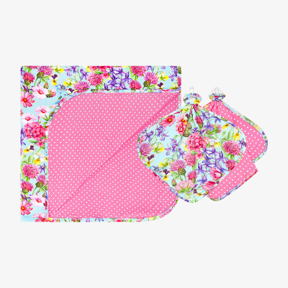 Hadley & Pink Peony Polka Dot Patoo™ Lovey Set