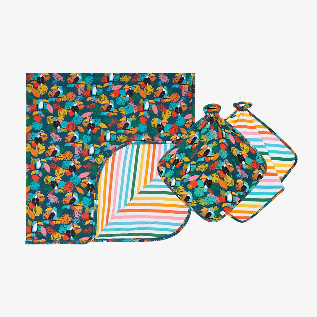 Rio & Tropical Stripe Patoo™ Lovey Set
