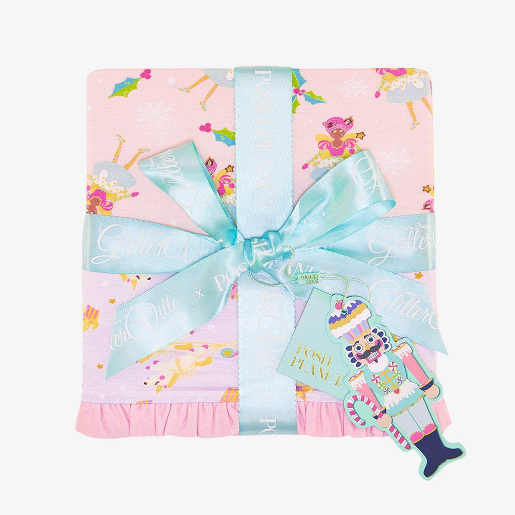 Glitterville™ Sugarplum Pixie & Glitterville™ Parisian Sleigh Ruffled Luxette Patoo™