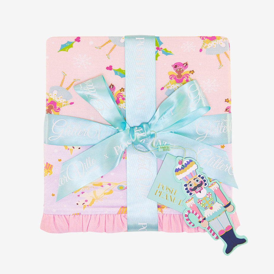 Glitterville™ Sugarplum Pixie & Glitterville™ Parisian Sleigh Ruffled Luxette Patoo™