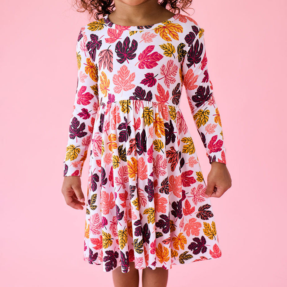 Autumn Long Sleeve Twirl Dress