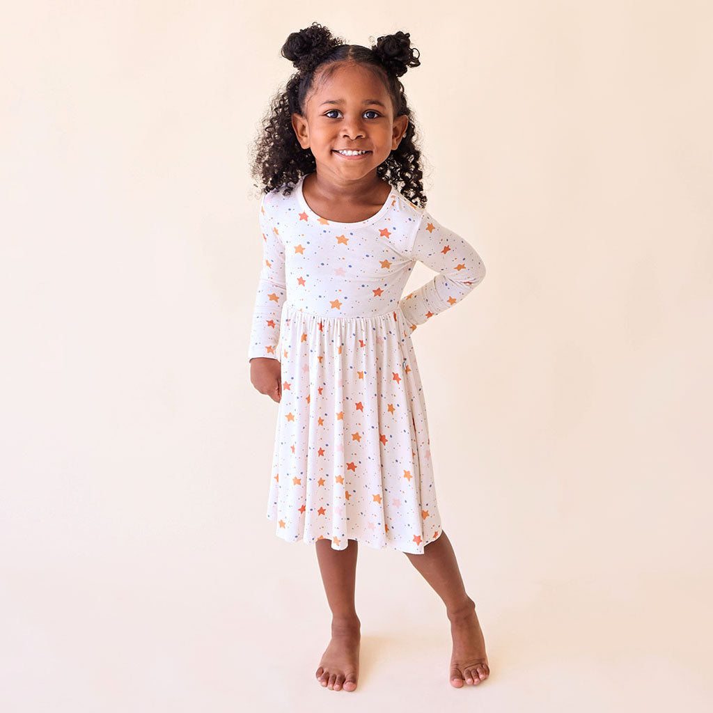Jetson Long Sleeve Twirl Dress