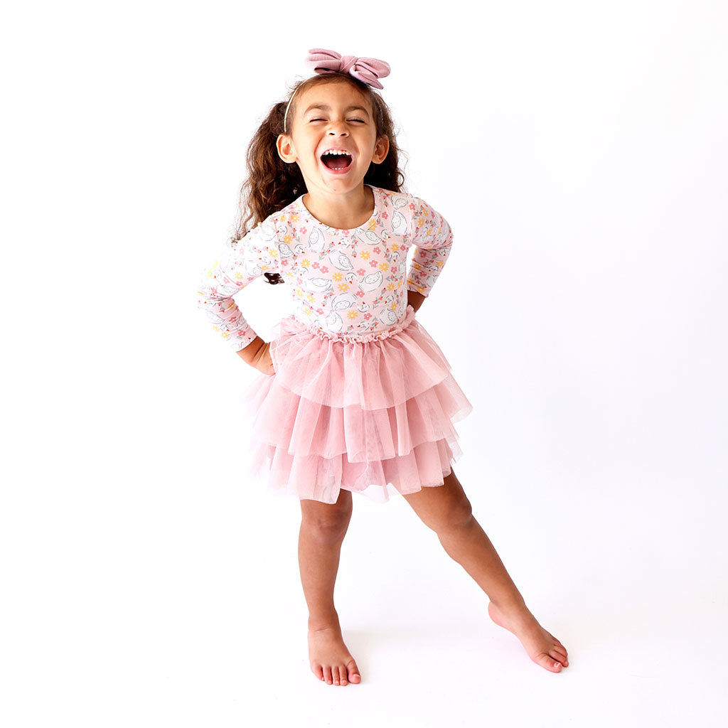 Gelsey Long Sleeve Tulle Dress