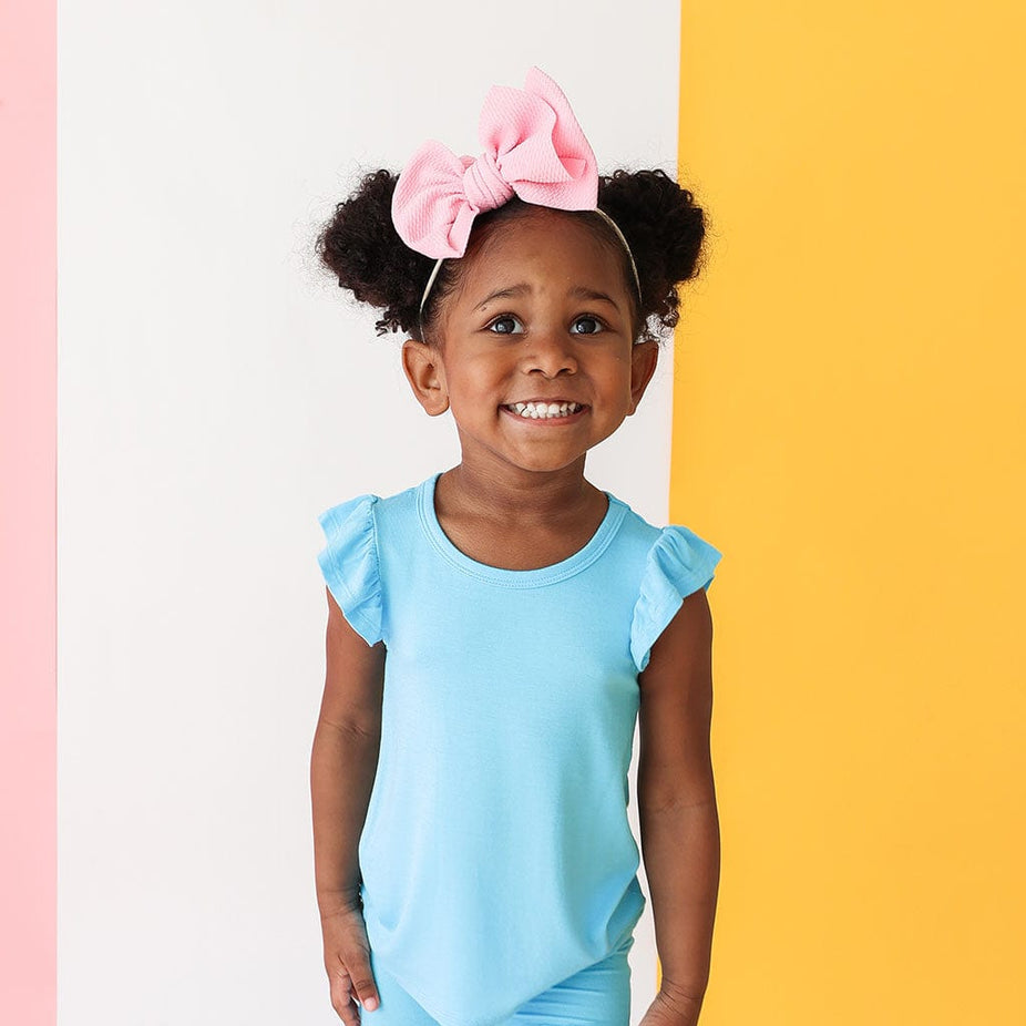 River Blue Ruffled Tee