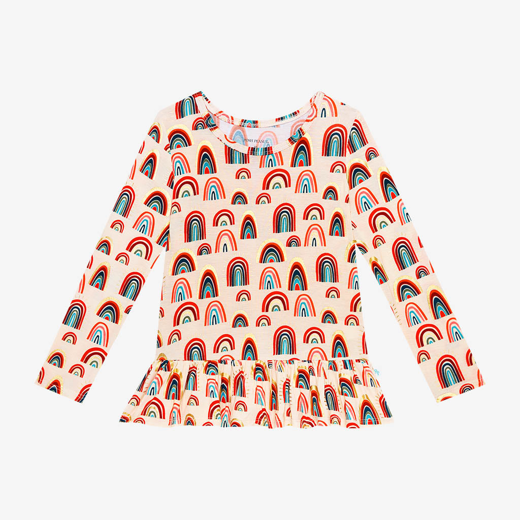 Skyla Long Sleeve Ruffled Loose Fit Shirt