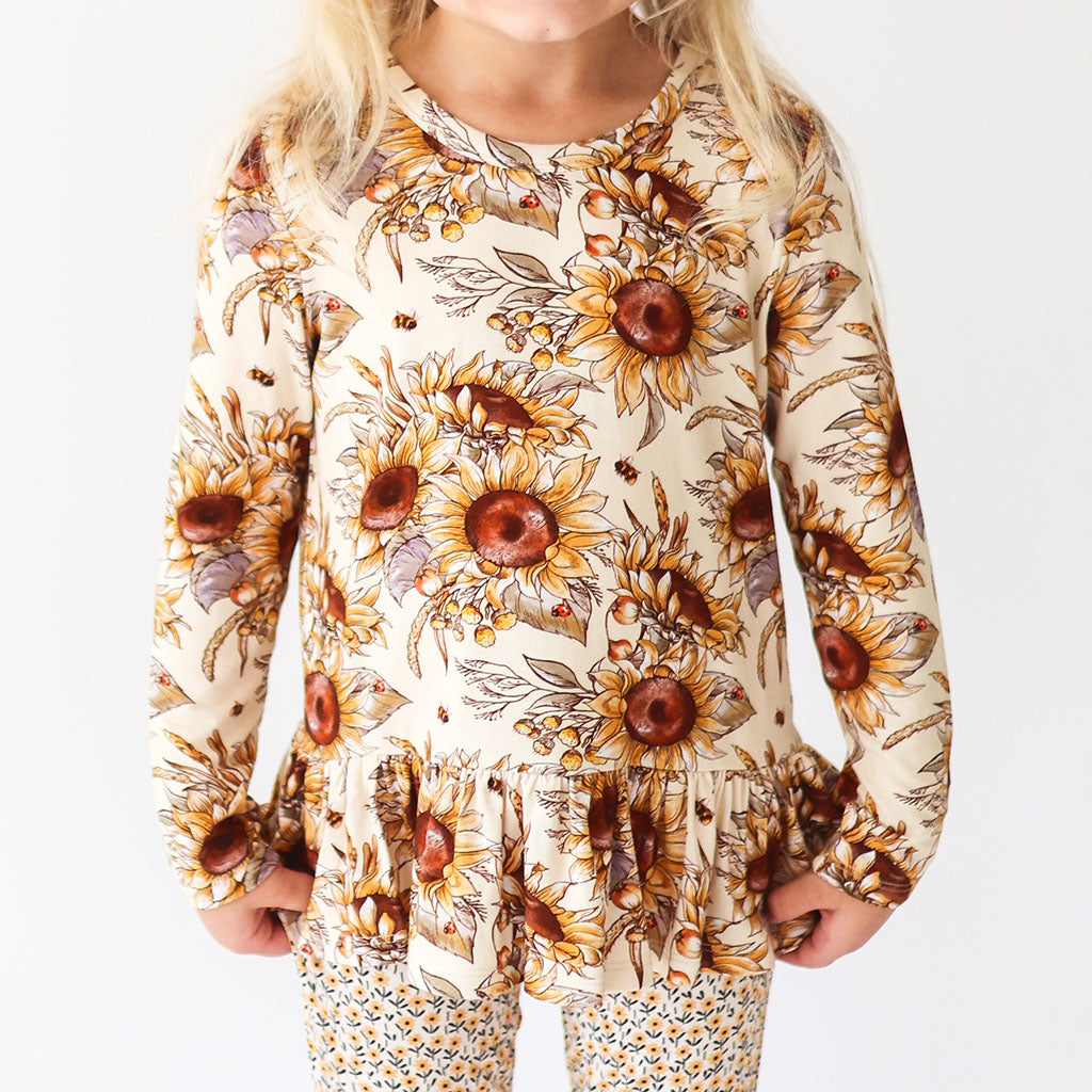 Teagan Long Sleeve Ruffled Loose Fit Shirt
