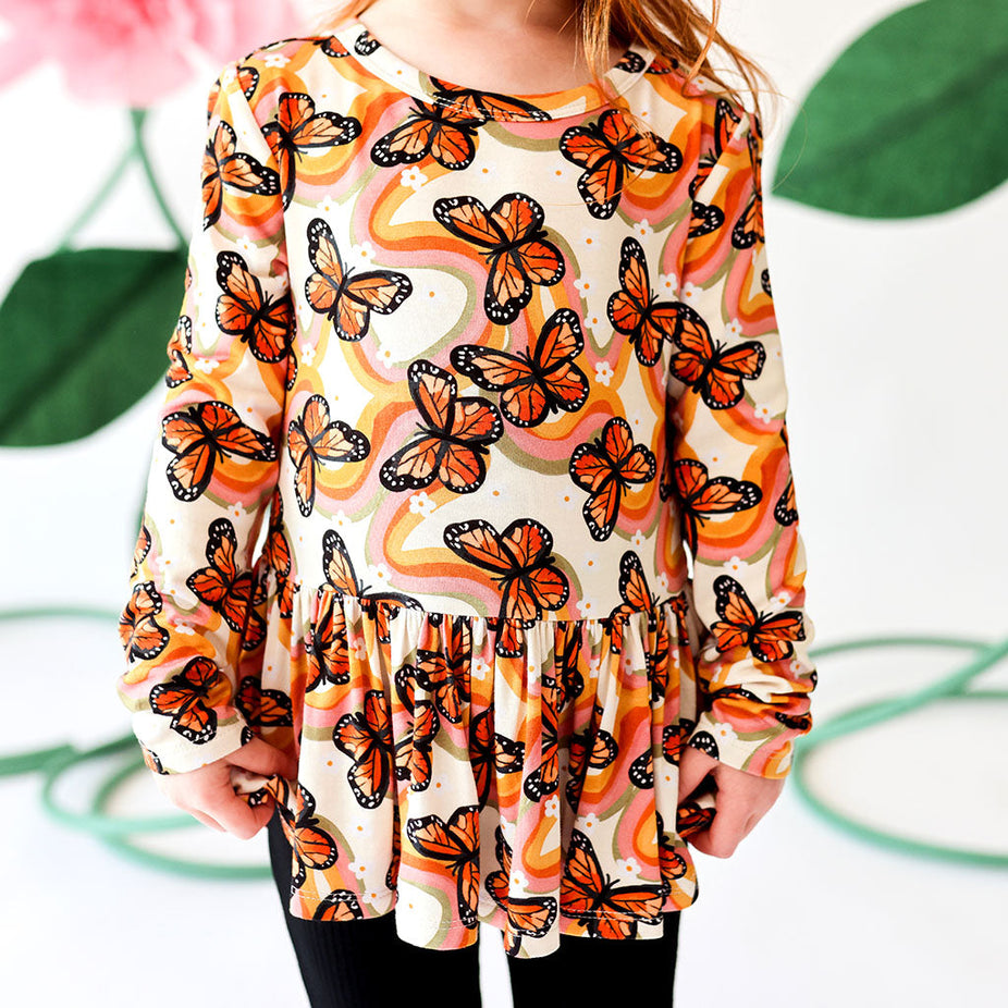 Bowie Long Sleeve Peplum