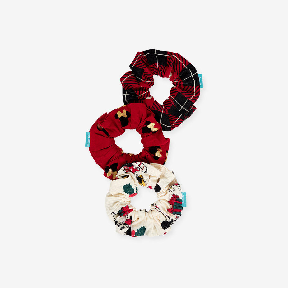 Disney Minnie Mouse Holiday Scrunchie Set