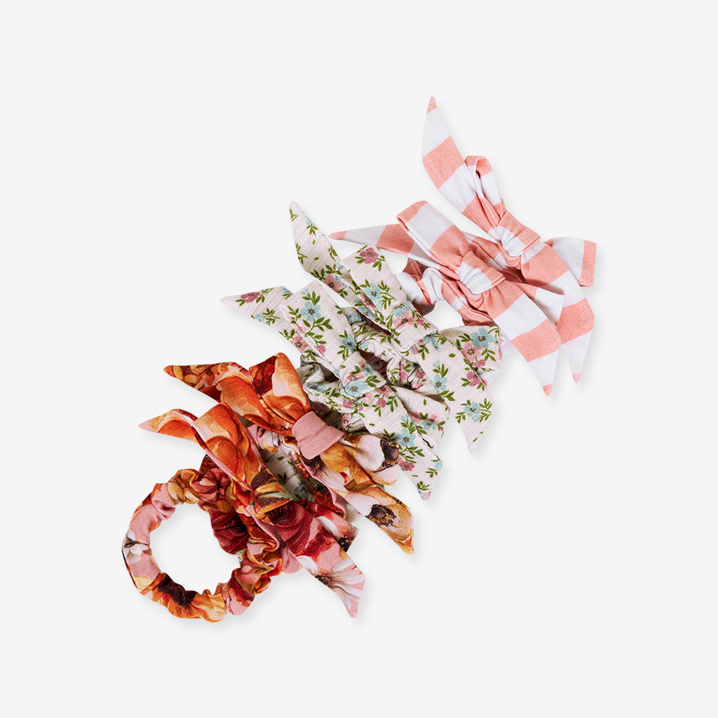 Brigitta Bow Scrunchie Set