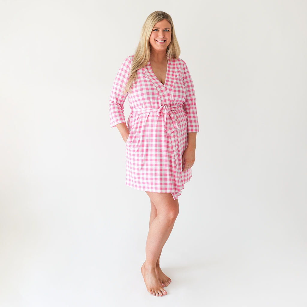 Summer Gingham Robe
