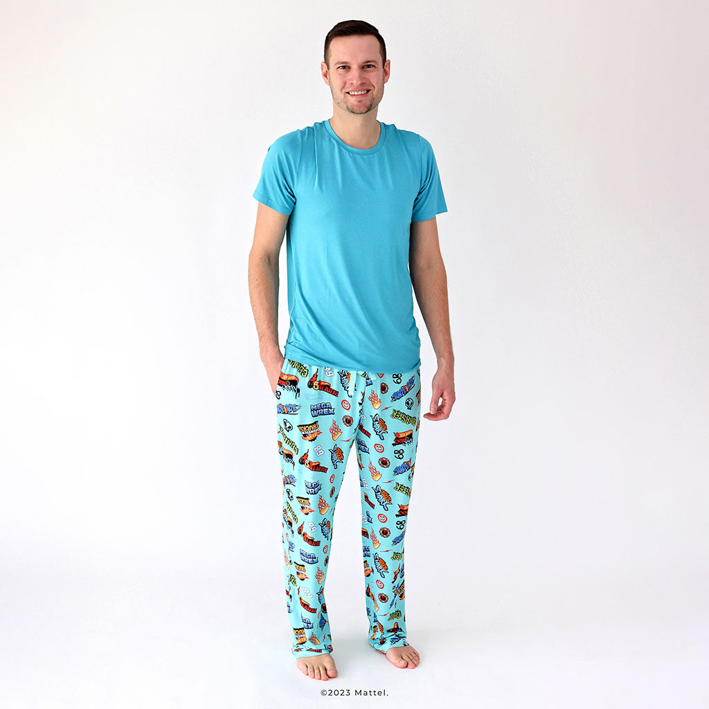 Hot Wheels™ Monster Truck Medley Men's Short Sleeve Loungewear