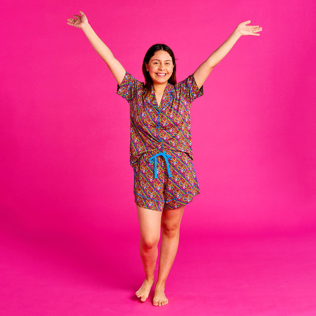 Lisa Frank® Hunter™ Women's Luxe Pajama Short Set