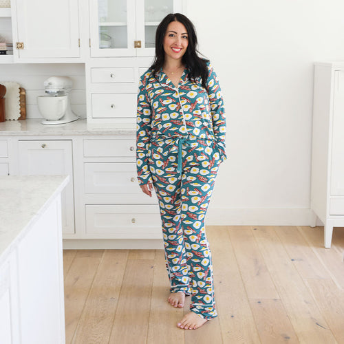 Bacon and Eggs Women's Relaxed Pant Luxe Loungewear