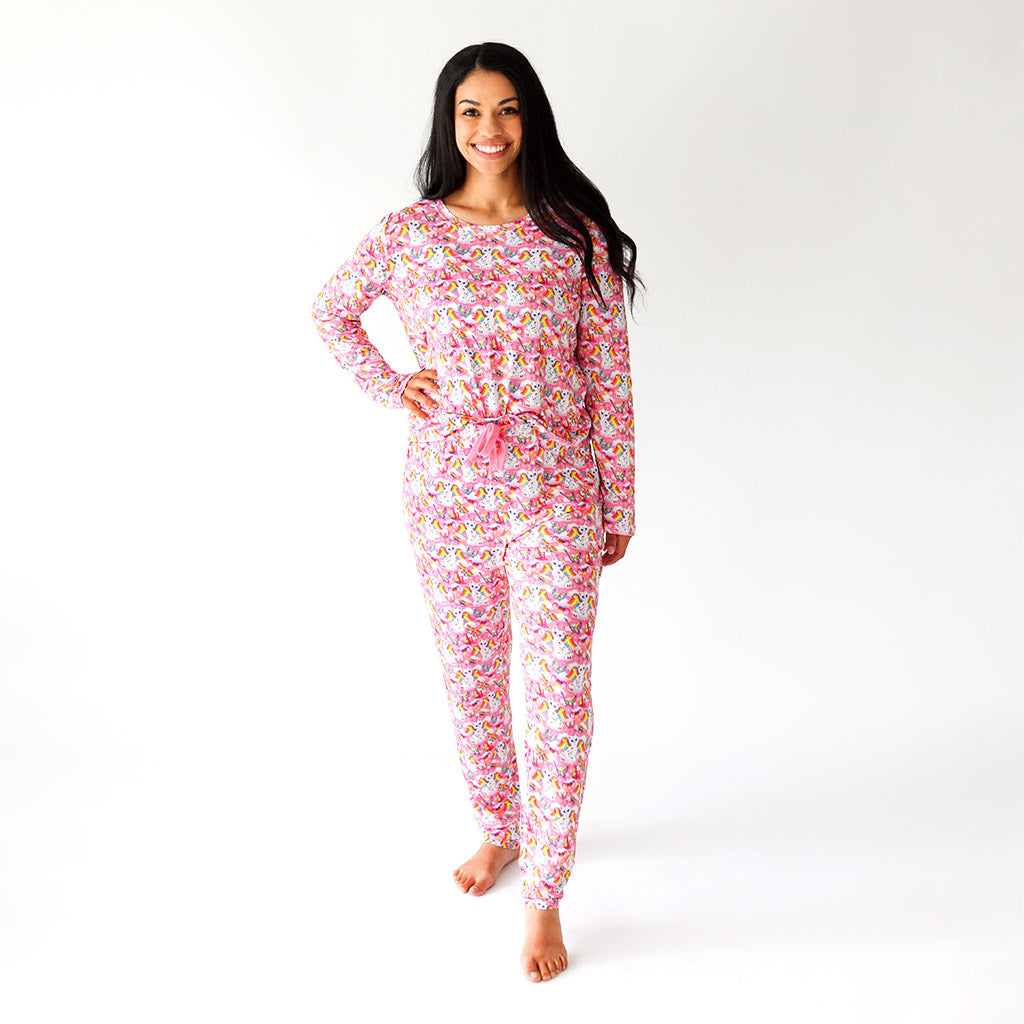 Lisa Frank® Angel Kitty™ Women's Long Sleeve Scoop Loungewear