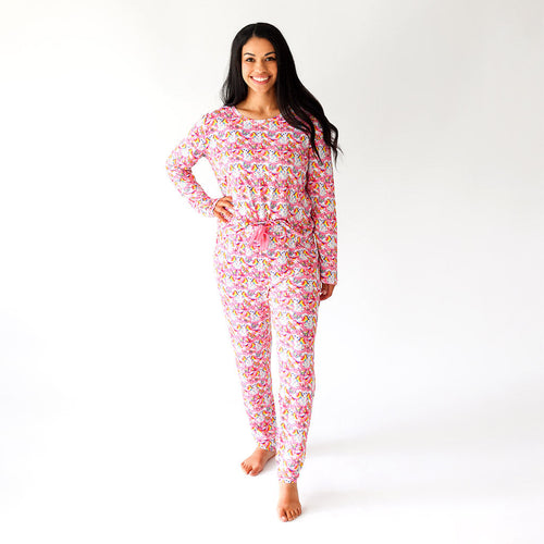 Lisa Frank® Angel Kitty™ Women's Long Sleeve Scoop Loungewear