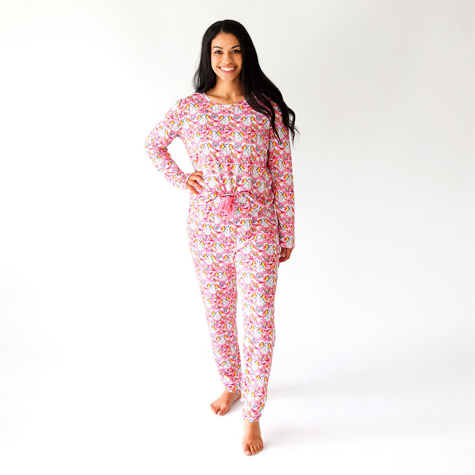 Lisa Frank® Angel Kitty™ Women's Long Sleeve Scoop Loungewear