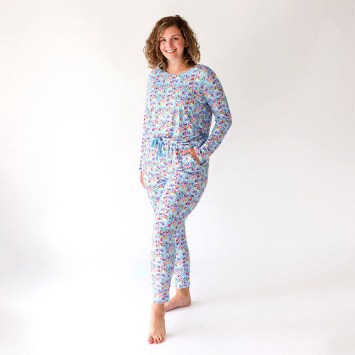 Lisa Frank® Spotty & Dotty™ Women's Long Sleeve Scoop Loungewear