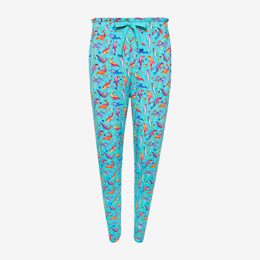 Lisa Frank® Dancing Dolphins™ Women's Paperbag Joggers