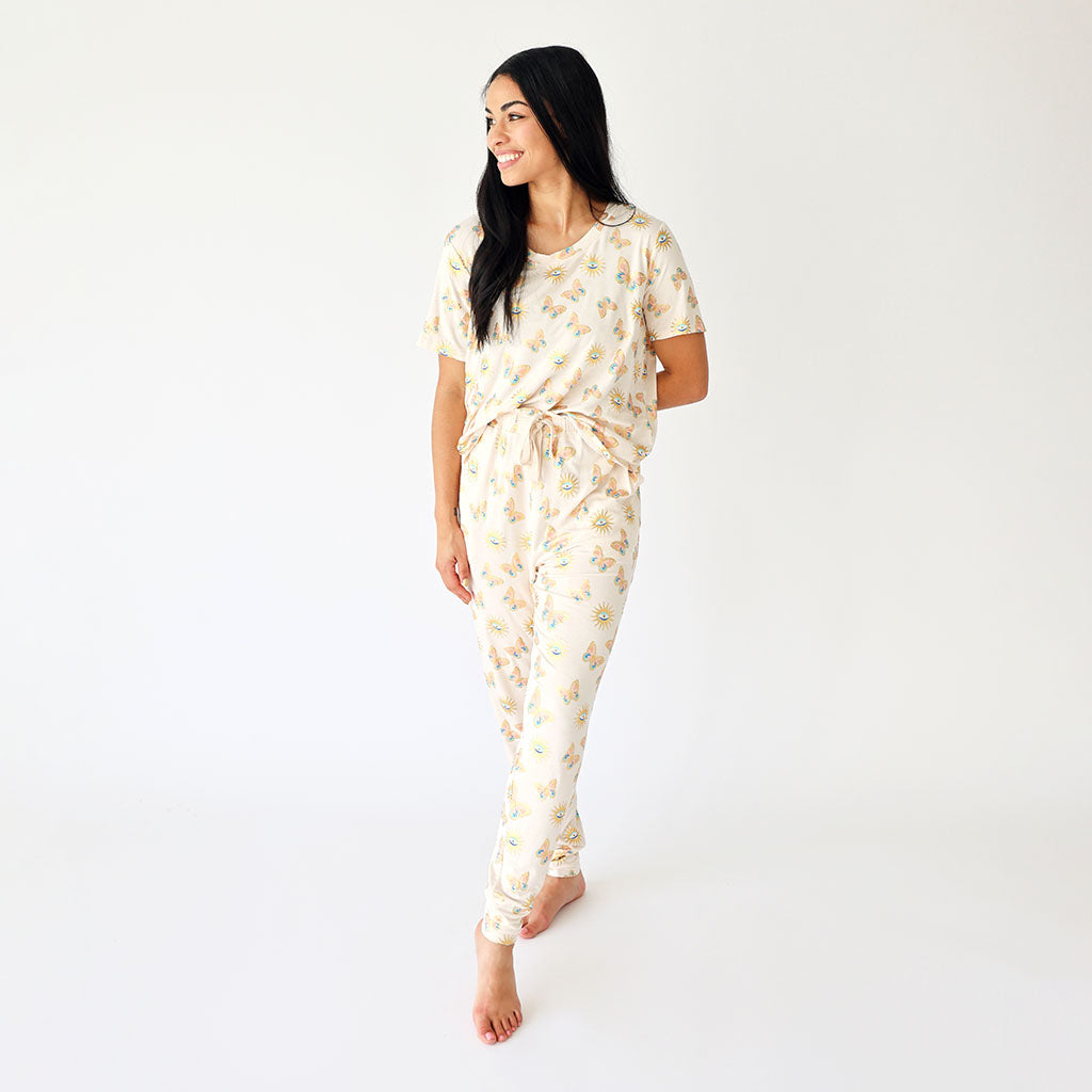 Pandora Women's Short Sleeve Scoop Loungewear